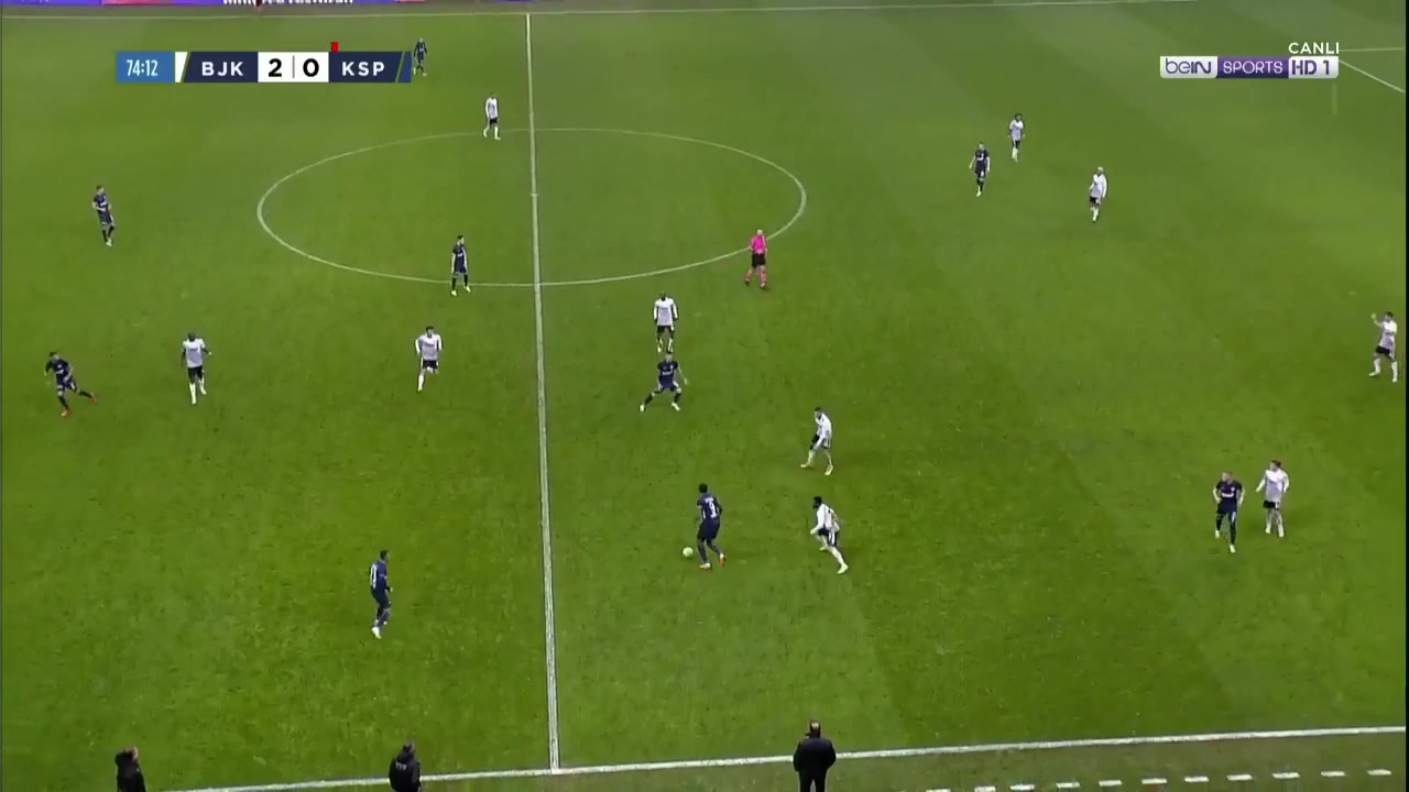 TUR D1 Besiktas JK Vs Kasimpasa 75 phút Aboubakar Vincent PateVào, ghi bàn 3:0