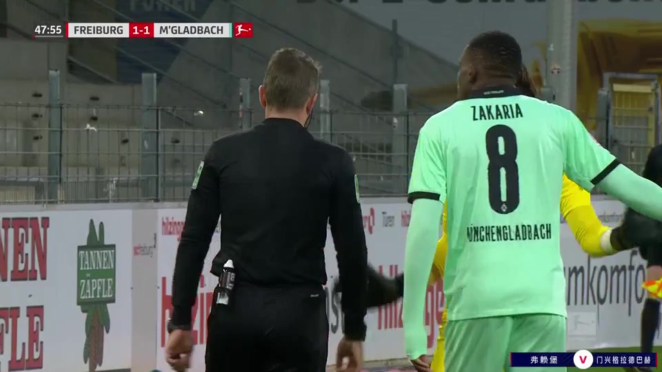 Bundesliga SC Freiburg Vs Borussia Monchengladbach 49 phút Vào, ghi bàn 2:2