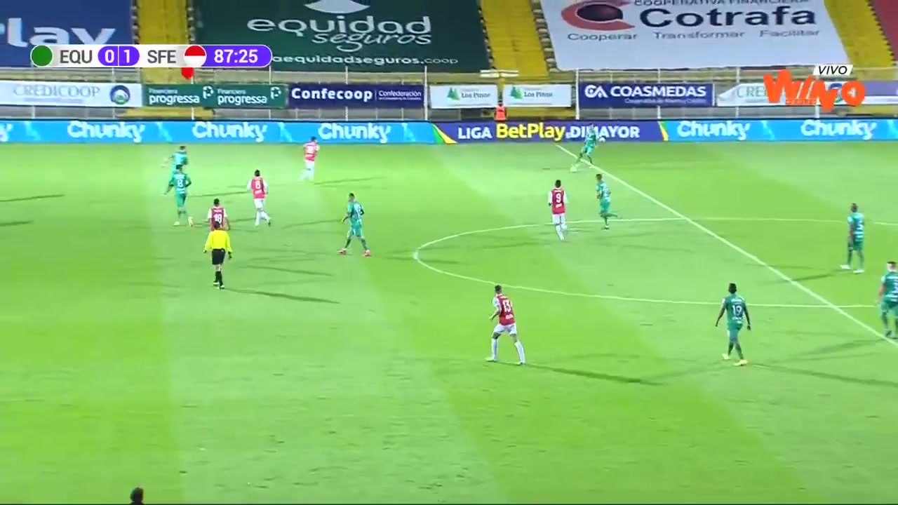 COL D1 La Equidad Vs Independiente Santa Fe 88 phút Pablo David Sabbag DaccarettVào, ghi bàn 1:1