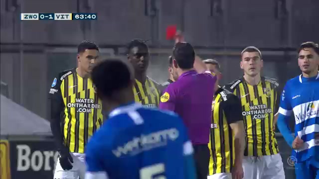 HOL D1 PEC Zwolle Vs Vitesse Arnhem Jesper Drost Goal in 65 min, Score 1:1