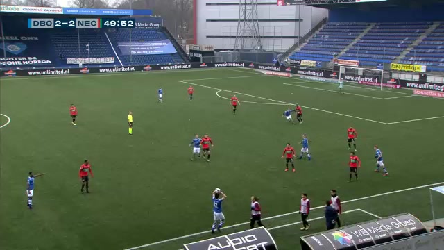 HOL D2 Den Bosch Vs NEC Nijmegen 12 phút Jordy BruijnVào, ghi bàn 0:1