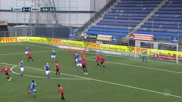 HOL D2 Den Bosch Vs NEC Nijmegen 22 phút Ringo MeerveldVào, ghi bàn 1:1