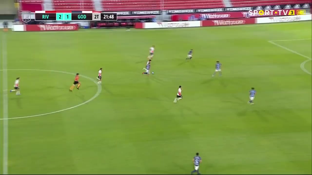 ARG D1 River Plate Vs Godoy Cruz Antonio Tomba 70 ทำประตู Lucas David Pratto ประตู, ทำคะแนน 3:1