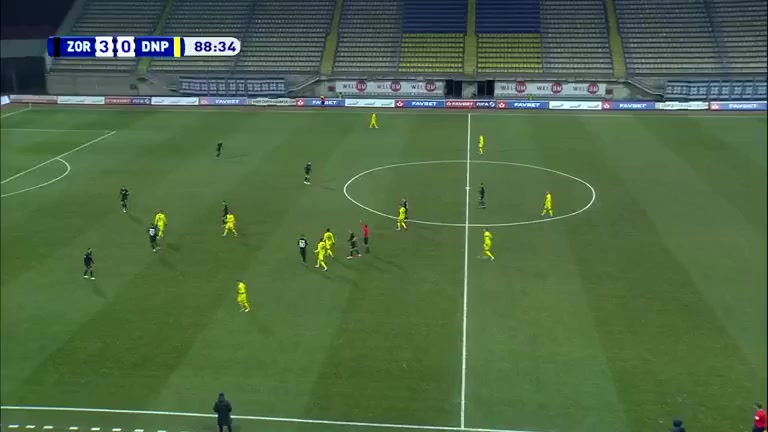 UKR D1 Zorya Vs Dnipro-1 Oleksandr Nazarenko Goal in 90 min, Score 3:1