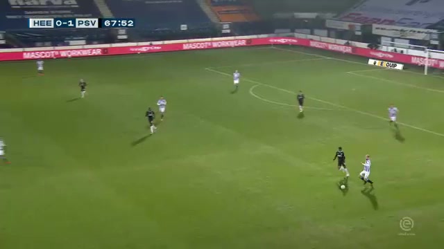 HOL D1 SC Heerenveen Vs PSV Eindhoven Henk Veerman Goal in 69 min, Score 1:1