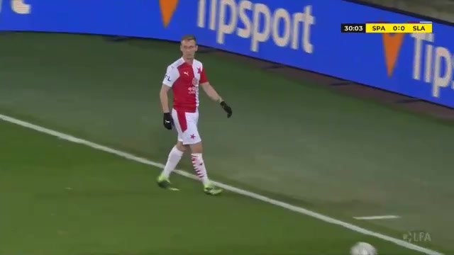 CZE D1 Sparta Praha Vs Slavia Praha 31 phút Vào, ghi bàn 0:1