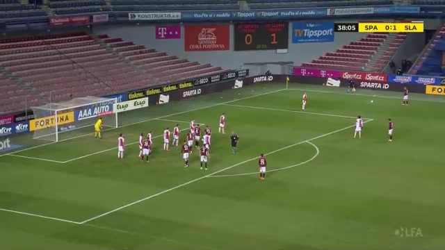 CZE D1 Sparta Praha Vs Slavia Praha 39 phút Vào, ghi bàn 0:2