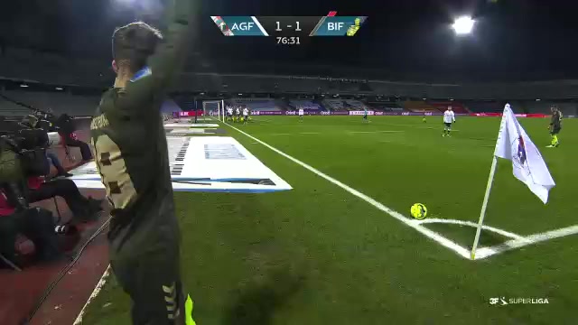 DEN SASL Aarhus AGF Vs Brondby IF 78 phút Albert GronbaekVào, ghi bàn 2:1