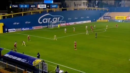 GRE D1 Panaitolikos Agrinio Vs AEL Larisa 90+ phút Vào, ghi bàn 2:1