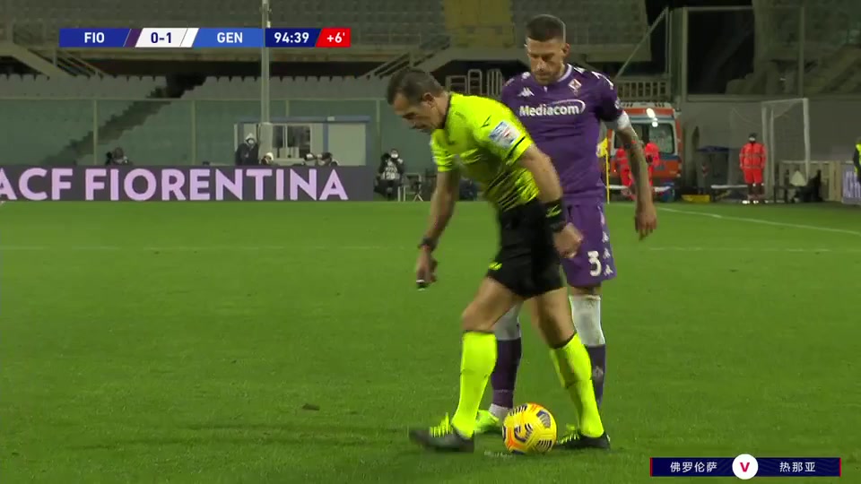 Serie A Fiorentina Vs Genoa 90+ phút Vào, ghi bàn 1:1