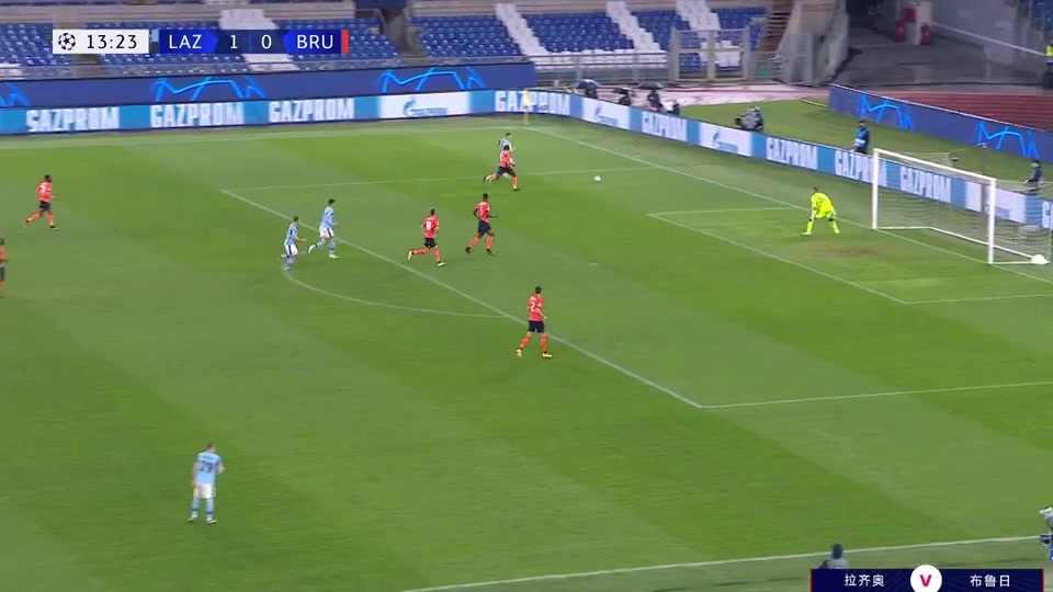 103 Lazio Vs Club Brugge 14 skor gol Ruud Vormer, skor 1:1