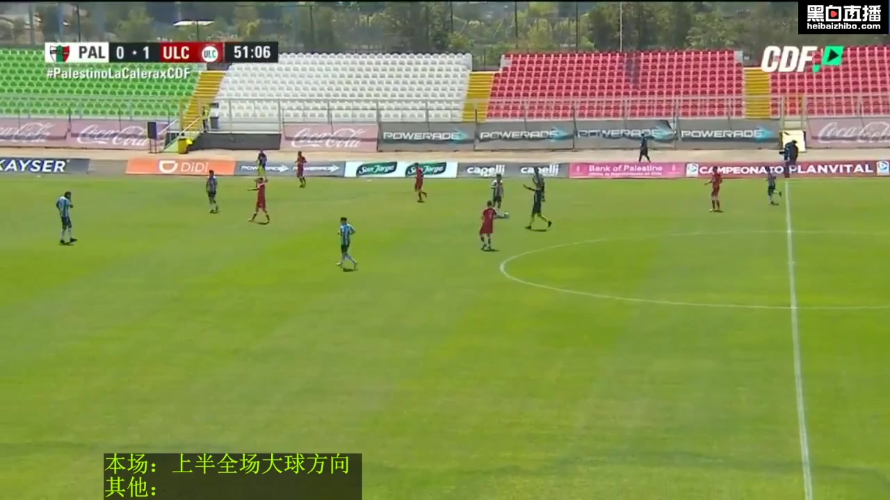 CHI D1 Palestino Vs Union La Calera Bryan Paul Carrasco Santos Goal in 54 min, Score 1:1