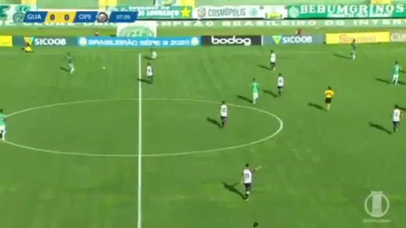 BRA D2 Guarani SP Vs Operario Ferroviario PR Wagner da Silva Souza, Waguininho Goal in 8 min, Score 1:0