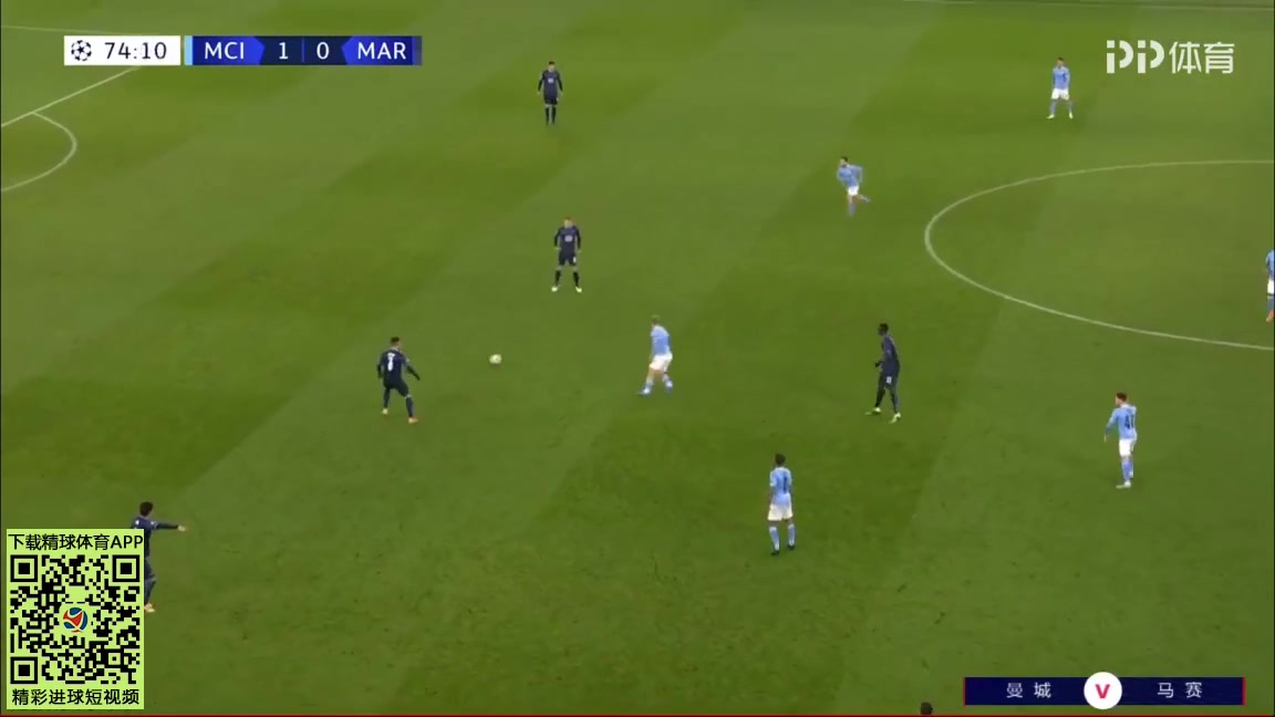 UEFA CL Manchester City Vs Marseille 77 phút Sergio Leonel Kun AgueroVào, ghi bàn 2:0