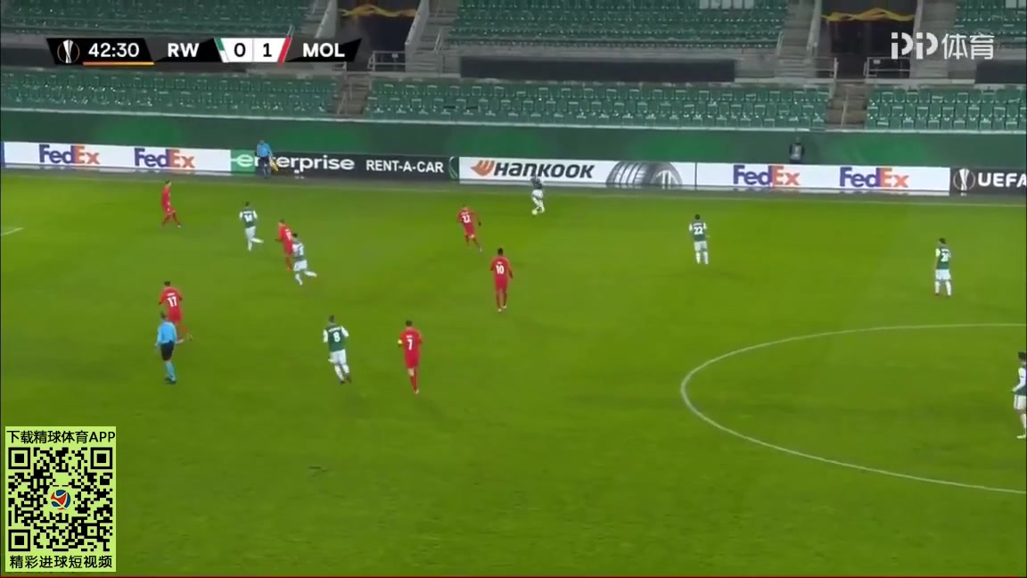 UEFA EL Rapid Wien Vs Molde Marcel Ritzmaier Goal in 42 min, Score 1:1