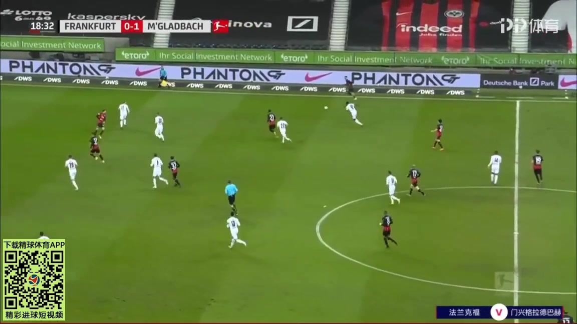 Bundesliga Eintracht Frankfurt Vs Borussia Monchengladbach 20 phút Andre SilvaVào, ghi bàn 1:1