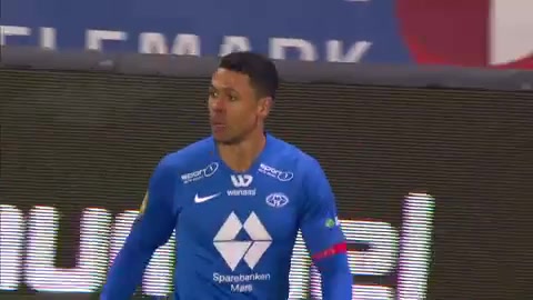 NOR D1 Odd Grenland Vs Molde 77 ทำประตู Ohi Anthony Omoijuanfo ประตู, ทำคะแนน 1:2