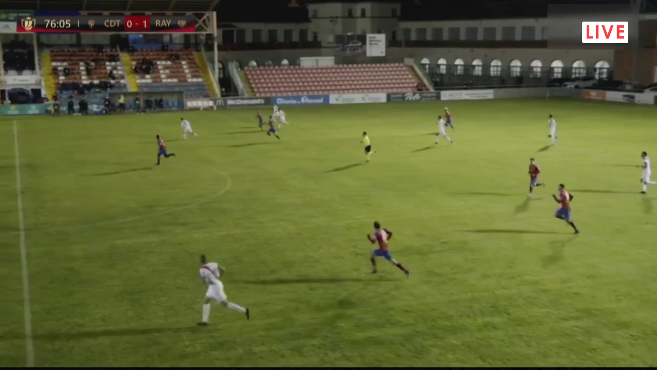 SPA CUP Teruel Vs Rayo Vallecano 76 phút Vào, ghi bàn 0:1