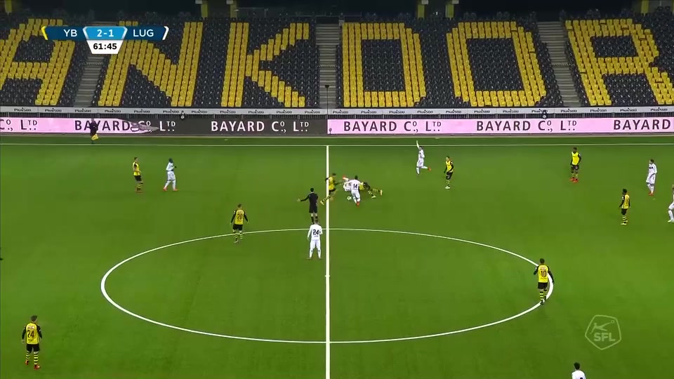 SUI Sl Young Boys Vs Lugano 63 phút Vào, ghi bàn 1:0