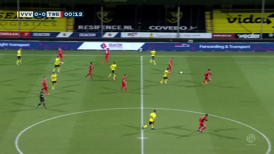 HOL D1 VVV Venlo Vs FC Twente Enschede 1 ทำประตู  ประตู, ทำคะแนน 0:1