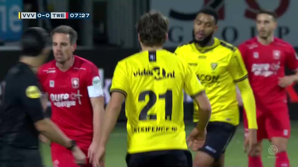 HOL D1 VVV Venlo Vs FC Twente Enschede 8 ทำประตู  ประตู, ทำคะแนน 1:0