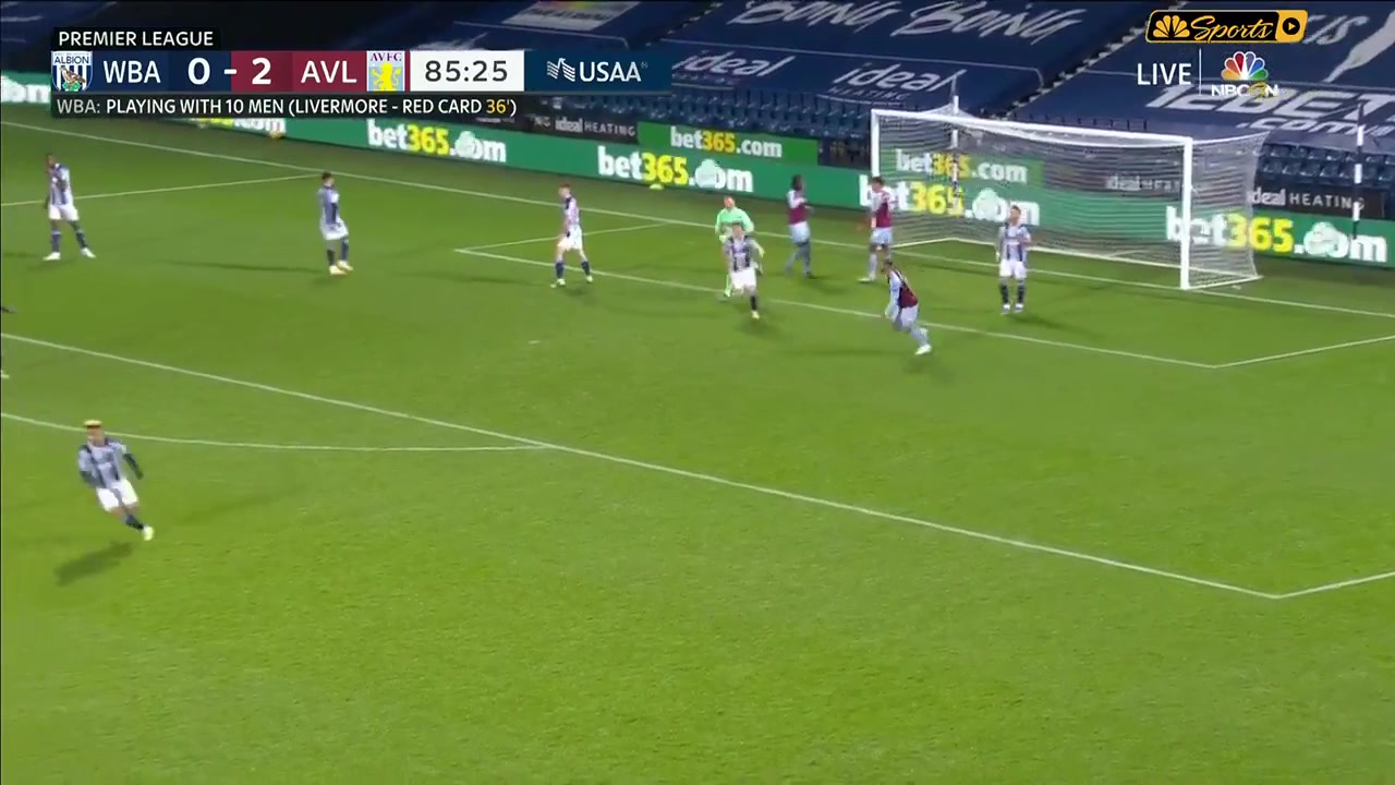 EPL West Bromwich(WBA) Vs Aston Villa 87 phút Vào, ghi bàn 0:3