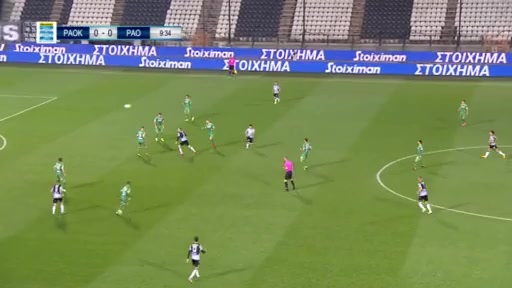 GRE D1 PAOK Saloniki Vs Panathinaikos 45 phút Vào, ghi bàn 1:0