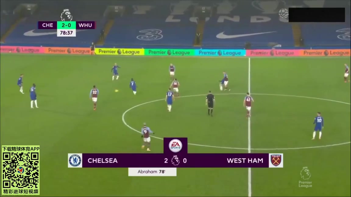 EPL Chelsea Vs West Ham United 79 phút Tammy AbrahamVào, ghi bàn 3:0