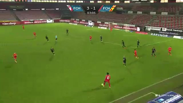 DEN SASL Midtjylland Vs Nordsjaelland 83 phút Vào, ghi bàn 2:1