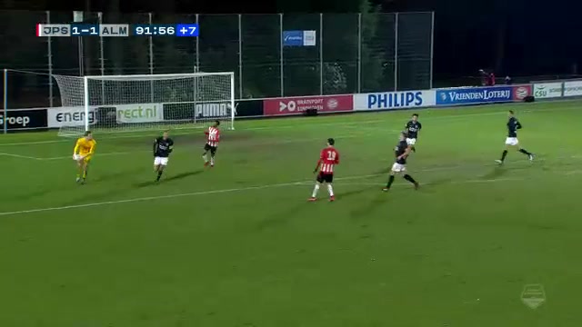 HOL D2 Jong PSV Eindhoven (Youth) Vs Almere City FC 90+ phút Elias SorensenVào, ghi bàn 1:2