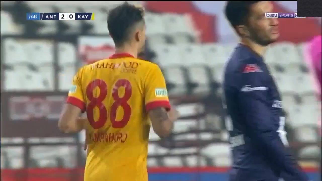 TUR D1 Antalyaspor Vs Kayserispor 70 phút Vào, ghi bàn 3:0