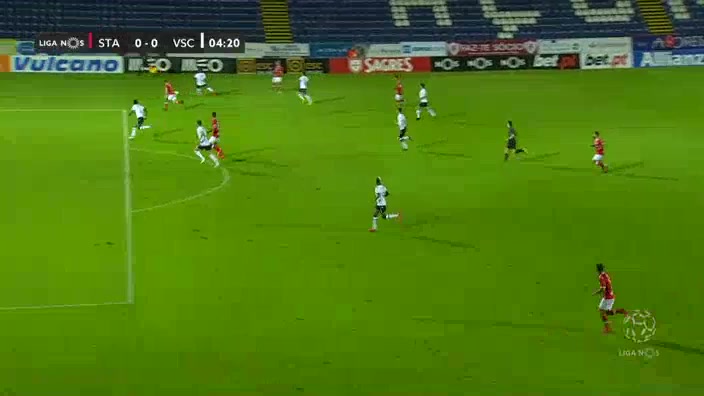 POR D1 Santa Clara Vs Vitoria Guimaraes 5 phút Andrew Filipe BrasVào, ghi bàn 0:1