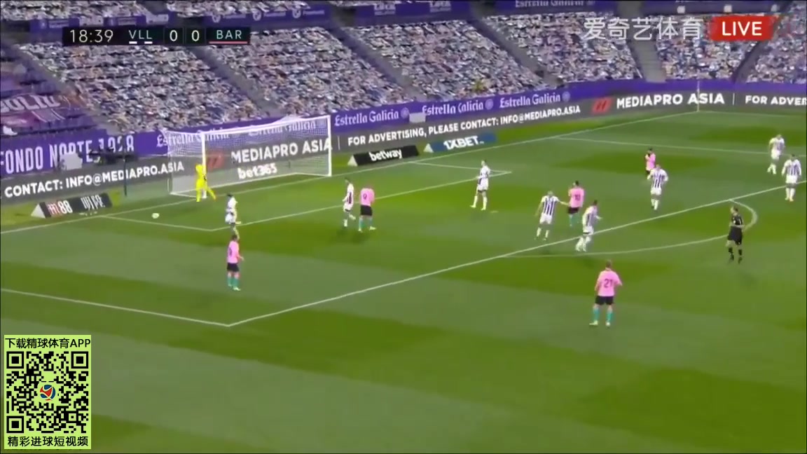 Laliga1 Real Valladolid Vs FC Barcelona 20 phút Clement LengletVào, ghi bàn 0:1