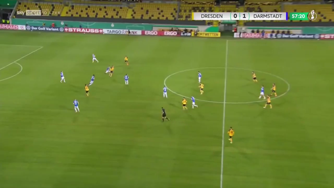 GERC Dynamo Dresden Vs Darmstadt 59 ทำประตู  ประตู, ทำคะแนน 0:2