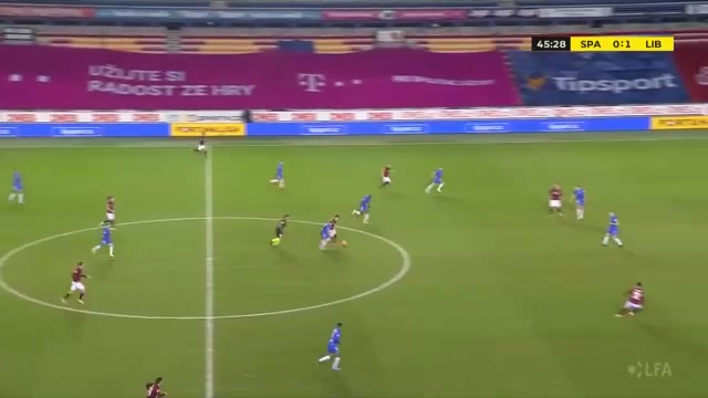 CZE D1 Sparta Praha Vs Slovan Liberec 47 phút Vào, ghi bàn 1:1