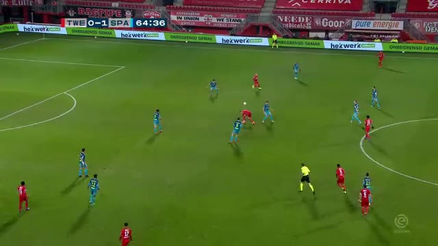 16 FC Twente Enschede Vs Sparta Rotterdam 66 skor gol Deroy Duarte, skor 0:2