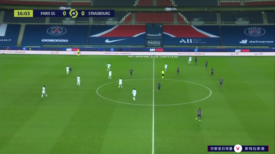 Ligue1 Paris Saint Germain (PSG) Vs Strasbourg 18 phút Vào, ghi bàn 1:0