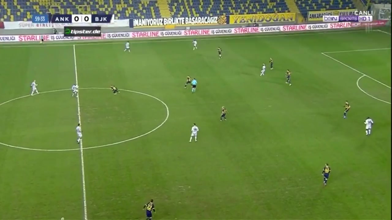 TUR D1 Ankaragucu Vs Besiktas JK 60 phút Vào, ghi bàn 0:1