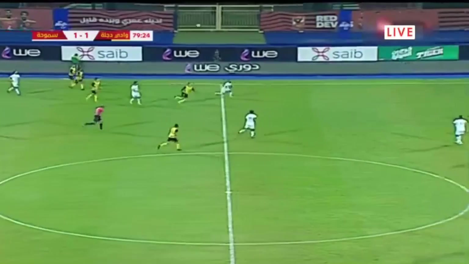 EGY D1 Wadi Degla SC Vs Smouha SC 81 ทำประตู  ประตู, ทำคะแนน 1:2