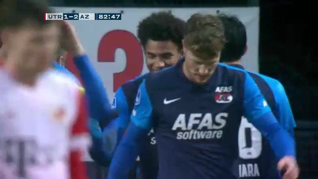 16 FC Utrecht Vs AZ Alkmaar 82 skor gol , skor 1:2