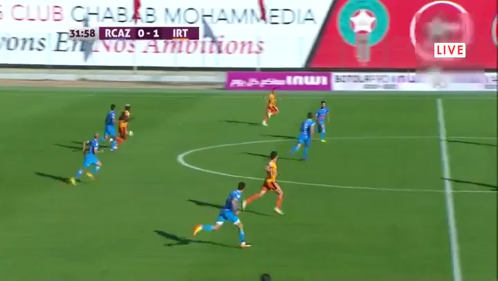 MAR D1 Renaissance Zmamra Vs IRT Itihad de Tanger  Goal in 32 min, Score 3:1