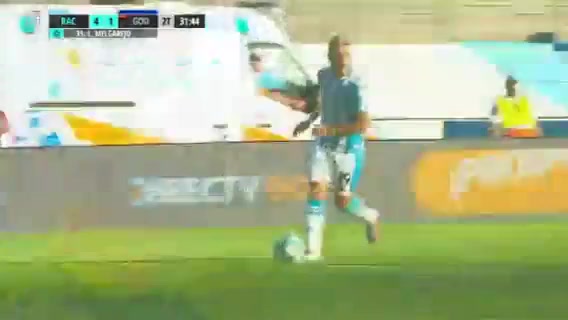 2 Racing Club Vs Godoy Cruz Antonio Tomba 76 skor gol , skor 4:1