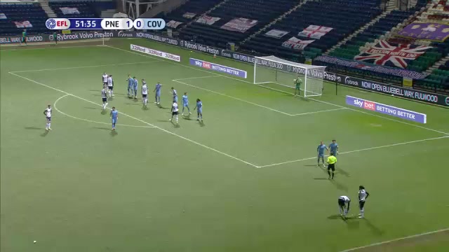 ENG LCH Preston North End Vs Coventry City 52 phút Vào, ghi bàn 2:0