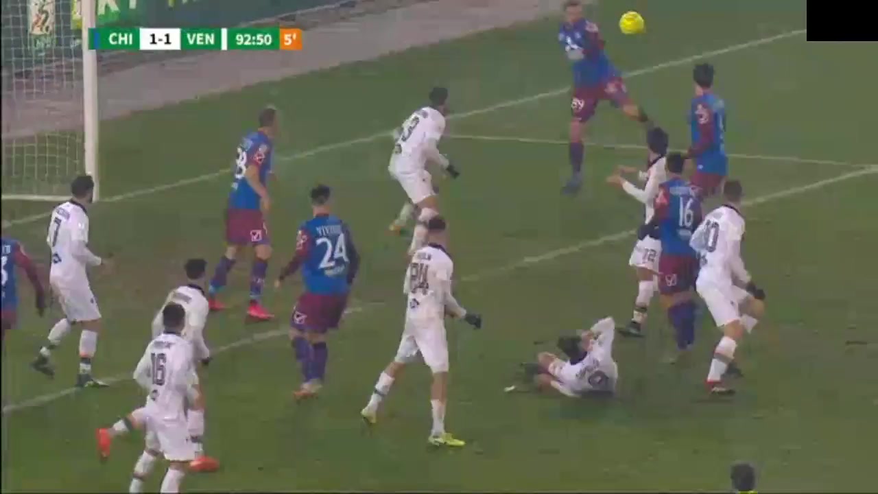 ITA D2 Chievo Vs Venezia 93+ phút Vào, ghi bàn 1:1