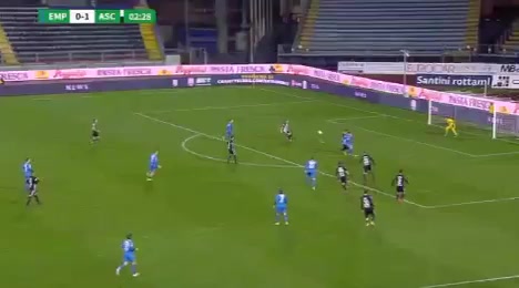 ITA D2 Empoli Vs Ascoli 2 phút Riad BajicVào, ghi bàn 0:1