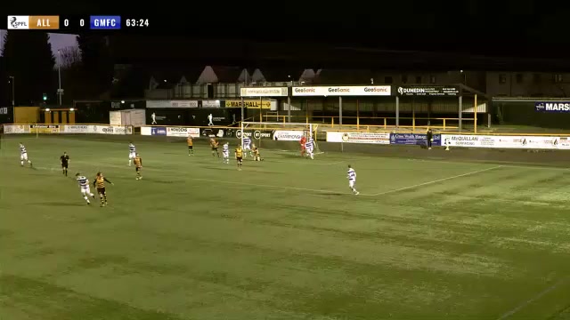 SCO CH Alloa Athletic Vs Greenock Morton  Goal in 63 min, Score 0:1