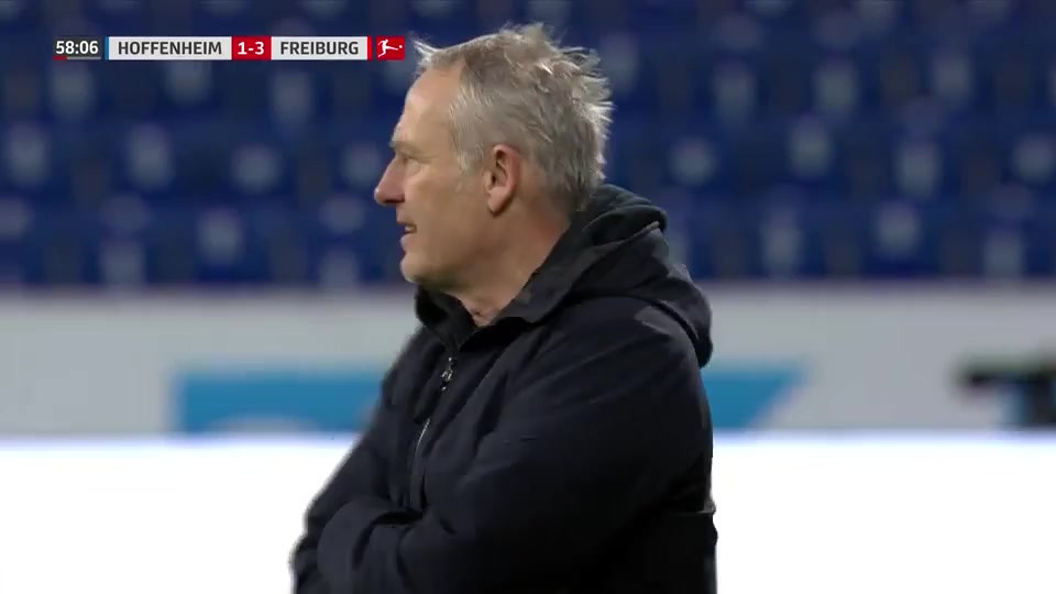 Bundesliga TSG Hoffenheim Vs SC Freiburg 58 phút Vào, ghi bàn 1:3