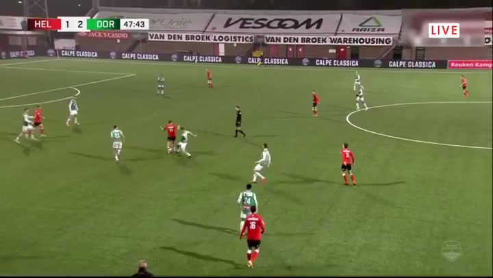 HOL D2 Helmond Sport Vs Dordrecht 47 phút Vào, ghi bàn 1:2