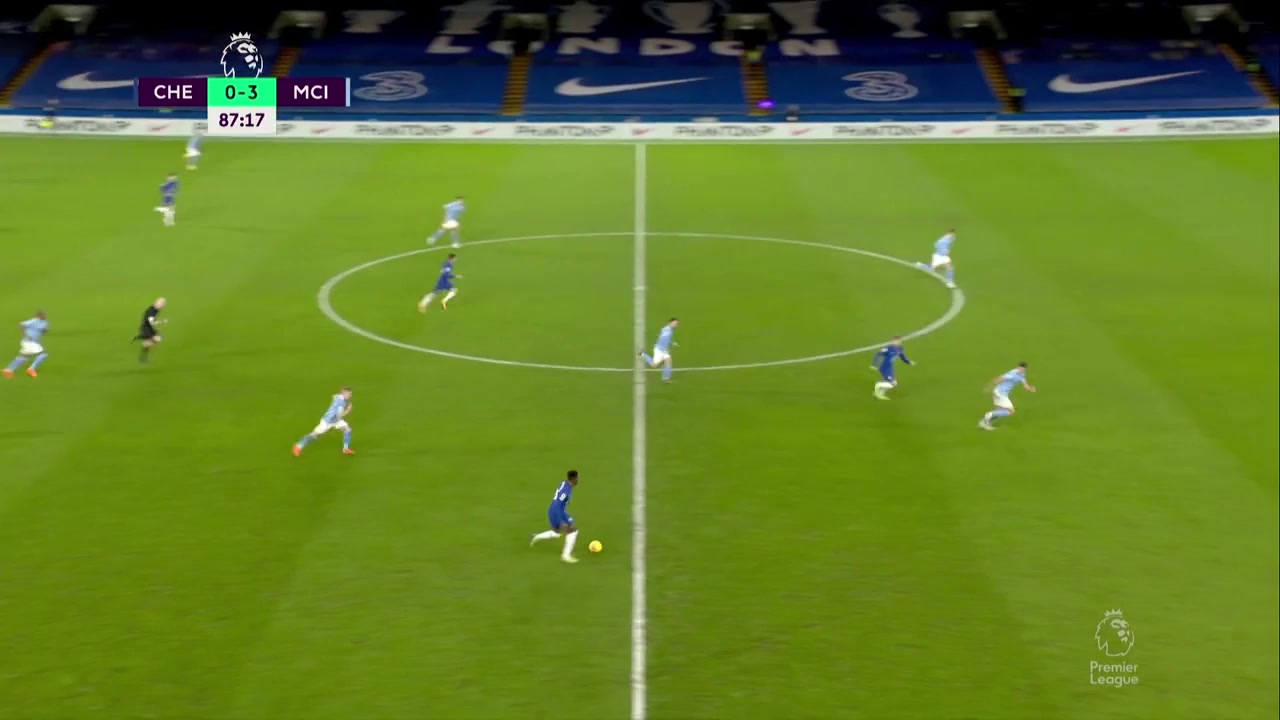 EPL Chelsea Vs Manchester City 21 phút Vào, ghi bàn 0:2