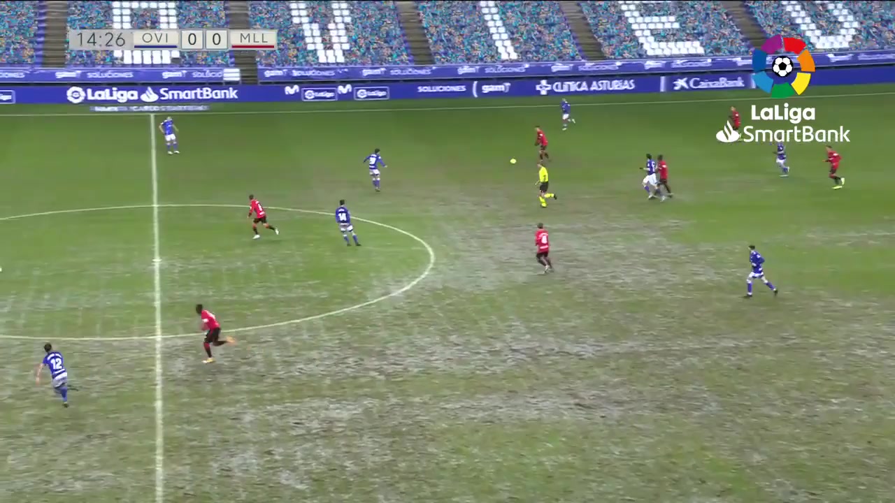 SPA D2 Real Oviedo Vs Mallorca 14 phút Vào, ghi bàn 1:0